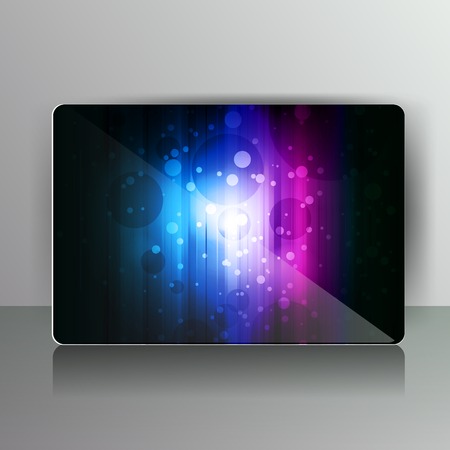 Abstract card with colored linesのイラスト素材