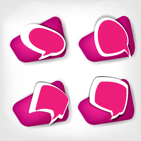 Speech bubble web iconのイラスト素材