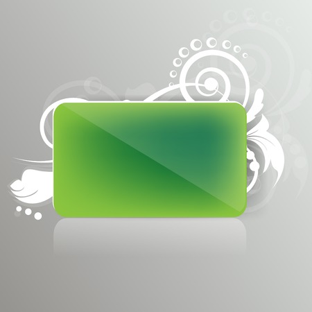 Abstract card with floral backgroundのイラスト素材