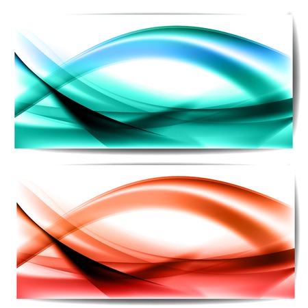abstract background with waves and linesのイラスト素材