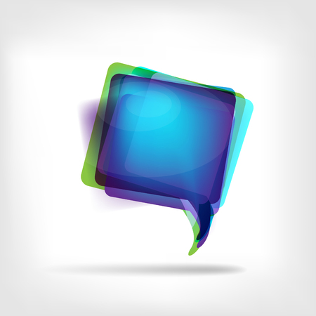 colorful bubbles for speechのイラスト素材