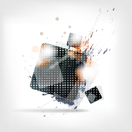 Abstract geometric backgroundのイラスト素材