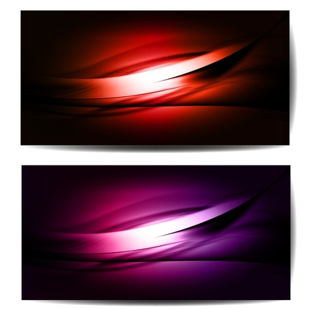 abstract background with waves and linesのイラスト素材