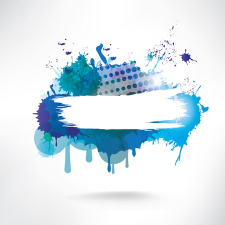Splash on abstract backgroundのイラスト素材