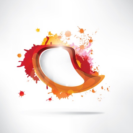 Splash on abstract backgroundのイラスト素材