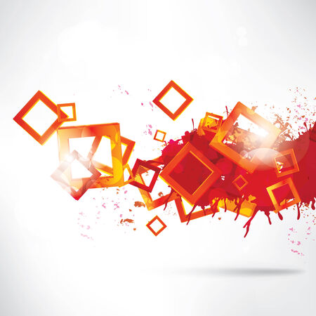 Abstract colorful  background with geometric elementsのイラスト素材