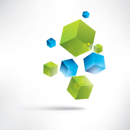 Abstract geometric formのイラスト素材