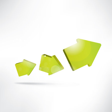 Arrow on abstract backgroundのイラスト素材