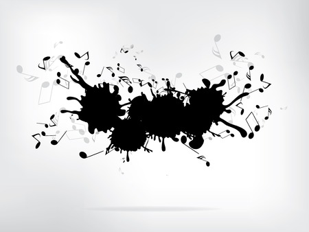 Abstract music backgroundのイラスト素材