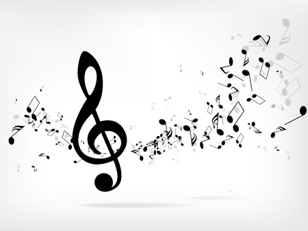 Musical abstract backgroundのイラスト素材