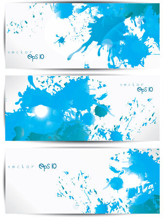 Set of abstract colorful web headers and cardsのイラスト素材