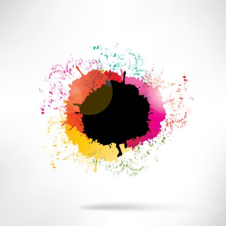 Abstract background with splashのイラスト素材