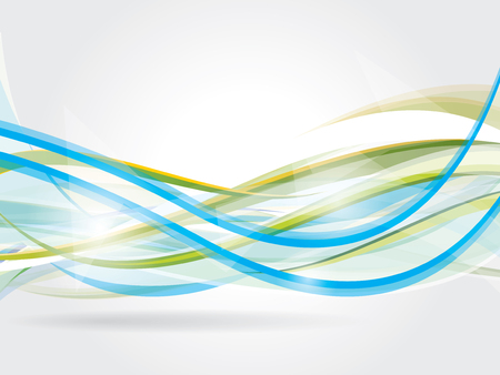 Vector abstract background with waves and linesのイラスト素材