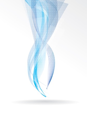 Vector abstract background with waves and linesのイラスト素材