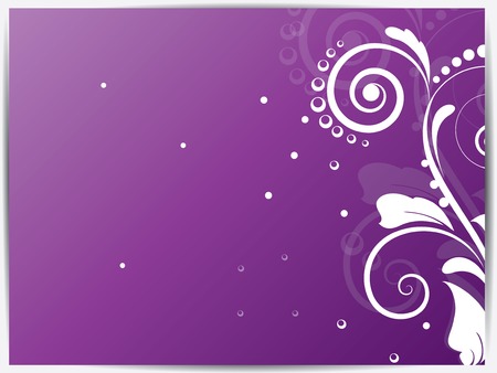 Abstract floral background for design with swirlsのイラスト素材