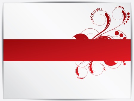 Floral frame with swirls and place for textのイラスト素材