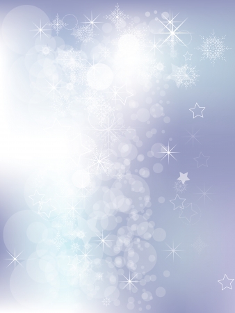 Elegant Christmas abstract background with snowflakesのイラスト素材