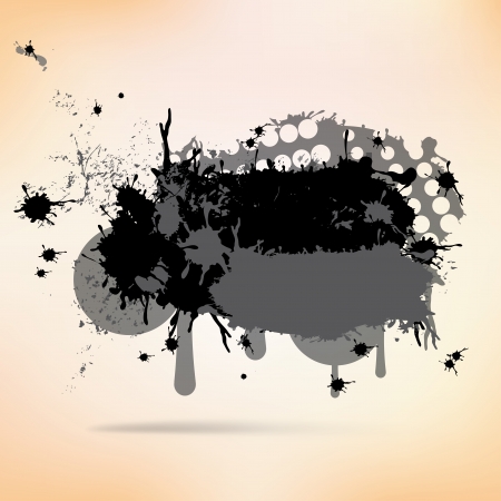 Abstract background with splashのイラスト素材
