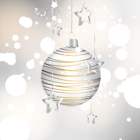 Background with christmas ballsのイラスト素材