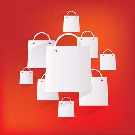 shopping bag web iconのイラスト素材