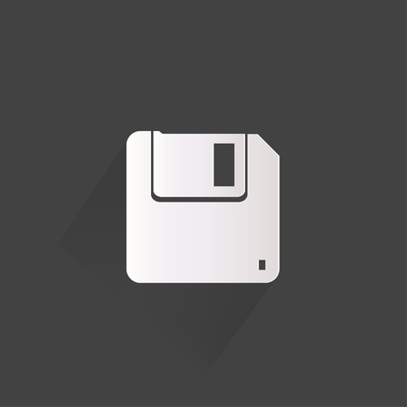Floppy disk iconのイラスト素材