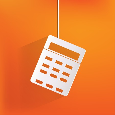 Calculator web iconのイラスト素材