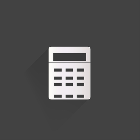 Calculator web iconのイラスト素材