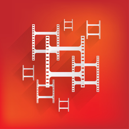 Film web iconのイラスト素材