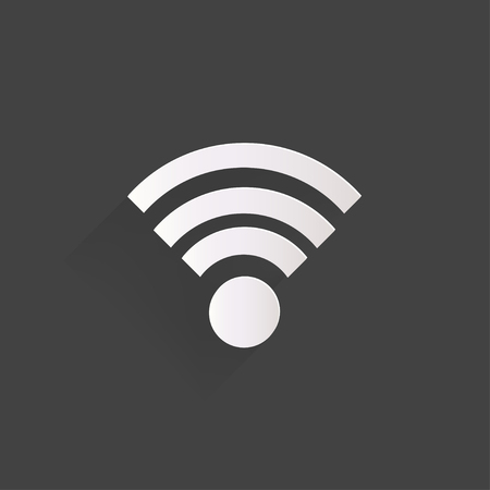 Wireless web iconのイラスト素材