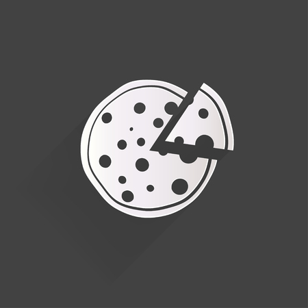 Pizza web iconのイラスト素材