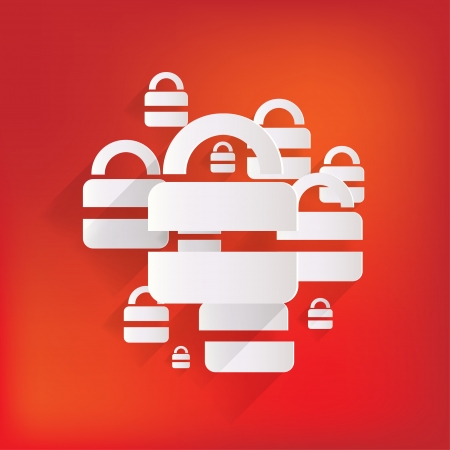 Padlock web iconのイラスト素材