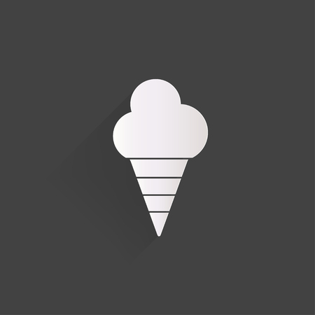 Ice cream web iconのイラスト素材