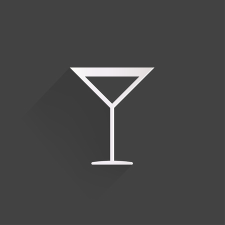 Drink glass web iconのイラスト素材