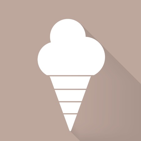 Ice cream web iconのイラスト素材