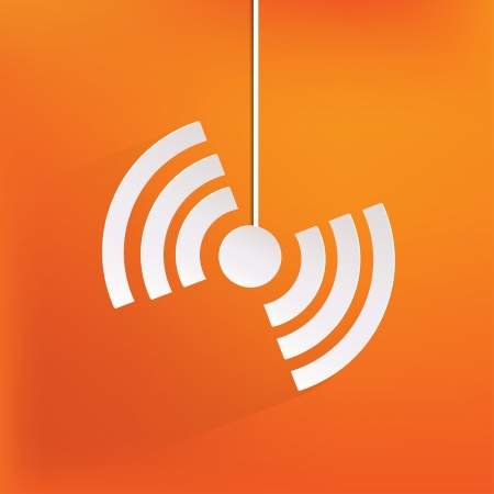 Wireless web iconのイラスト素材