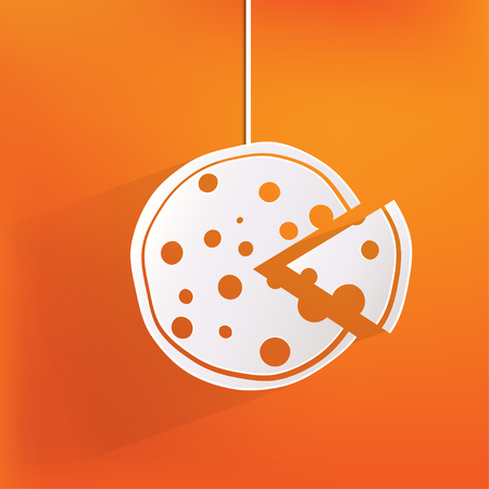 Pizza web iconのイラスト素材