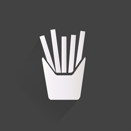 Fried potatoes iconのイラスト素材