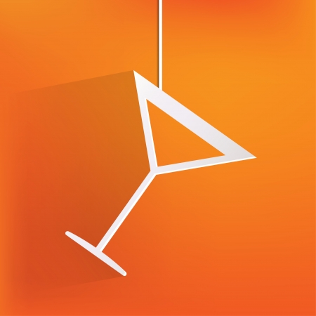 Drink glass web iconのイラスト素材