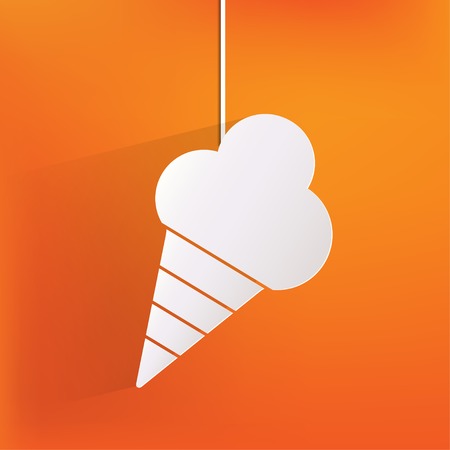 Ice cream web iconのイラスト素材
