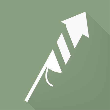 Christmas firework rocket iconのイラスト素材