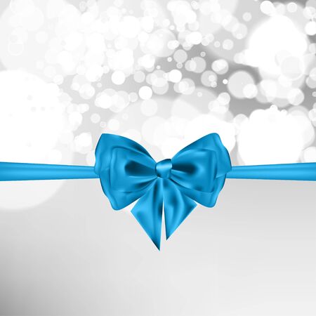 Abstract Christmas background with bowのイラスト素材