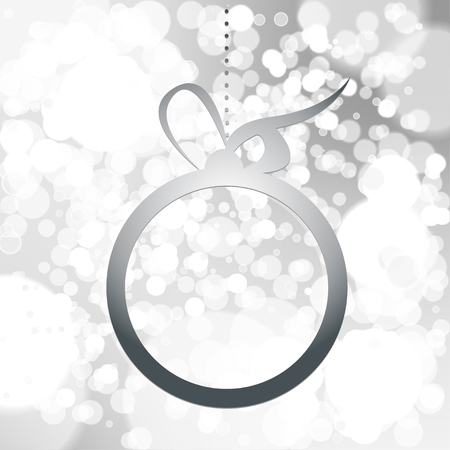 Elegant Christmas background with snowflakesのイラスト素材