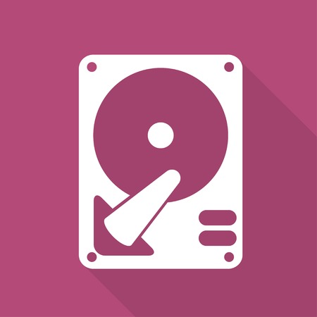 Hard disc iconのイラスト素材