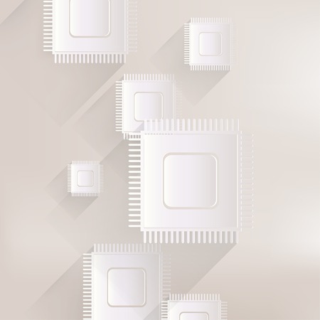 Microchip web iconのイラスト素材