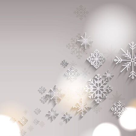 Abstract christmas background with snowflakesのイラスト素材