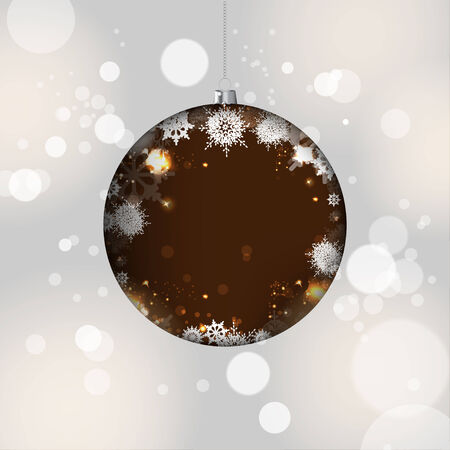 Background with christmas ballsのイラスト素材