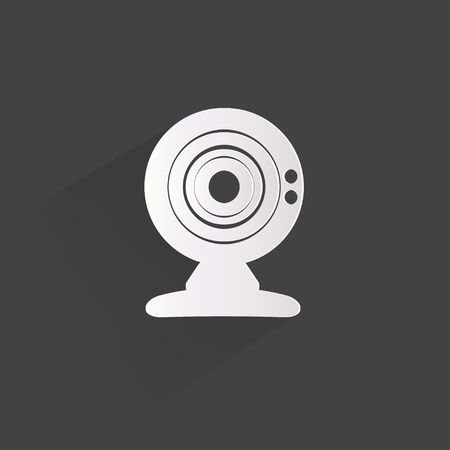 web camera iconのイラスト素材