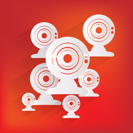 web camera iconのイラスト素材