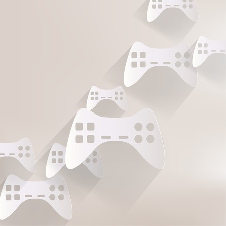 joystick web iconのイラスト素材