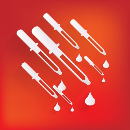 Pipette web iconのイラスト素材